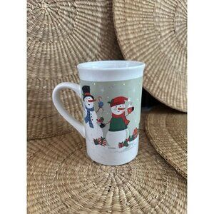 Royal Norfolk Snowmen Christmas mug